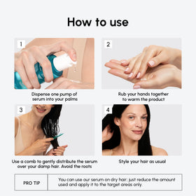 MAREE cap and pump detail illustrating secure packaging and easy dispensing