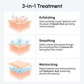 MAREE mask texture inside sock revealing gel consistency for exfoliation