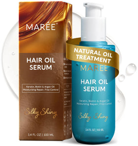 MAREE front bottle displaying product branding and sleek packaging benefit of clear identification