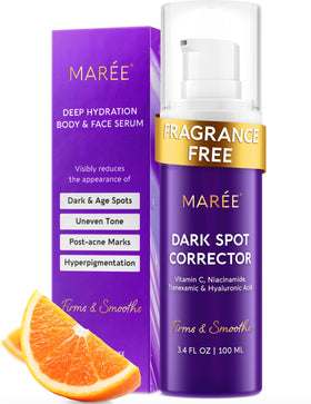 MAREE front bottle view highlighting product label and benefits