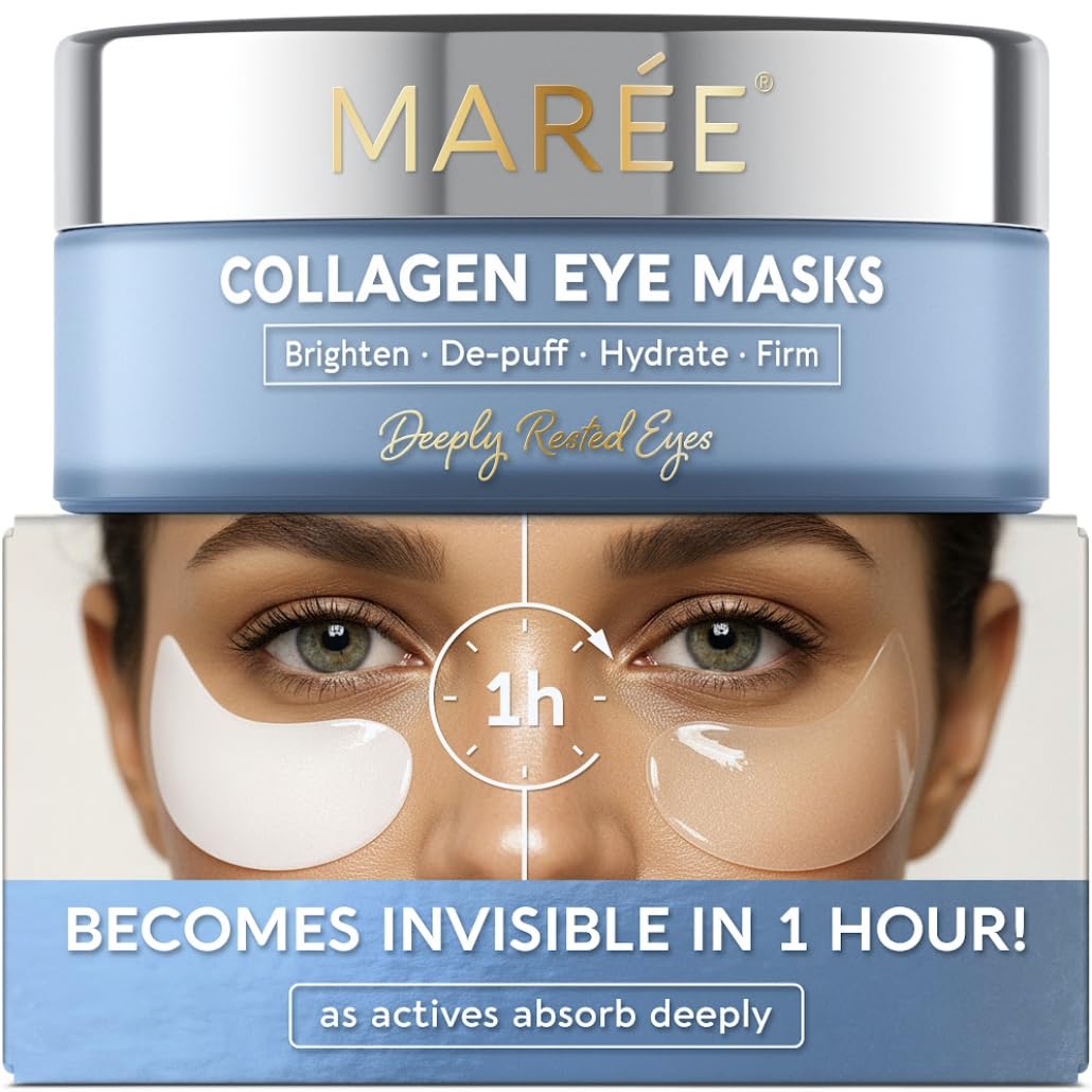 MAREE front packaging showing clear hydrogel patches and benefits
