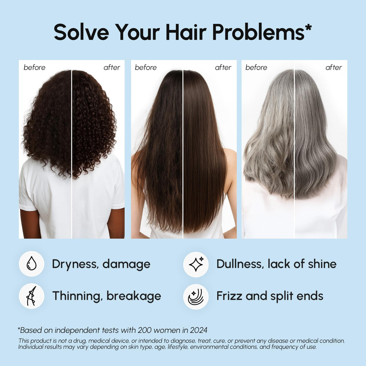 MAREE ingredients visual with argan oil and keratin for nourishing care
