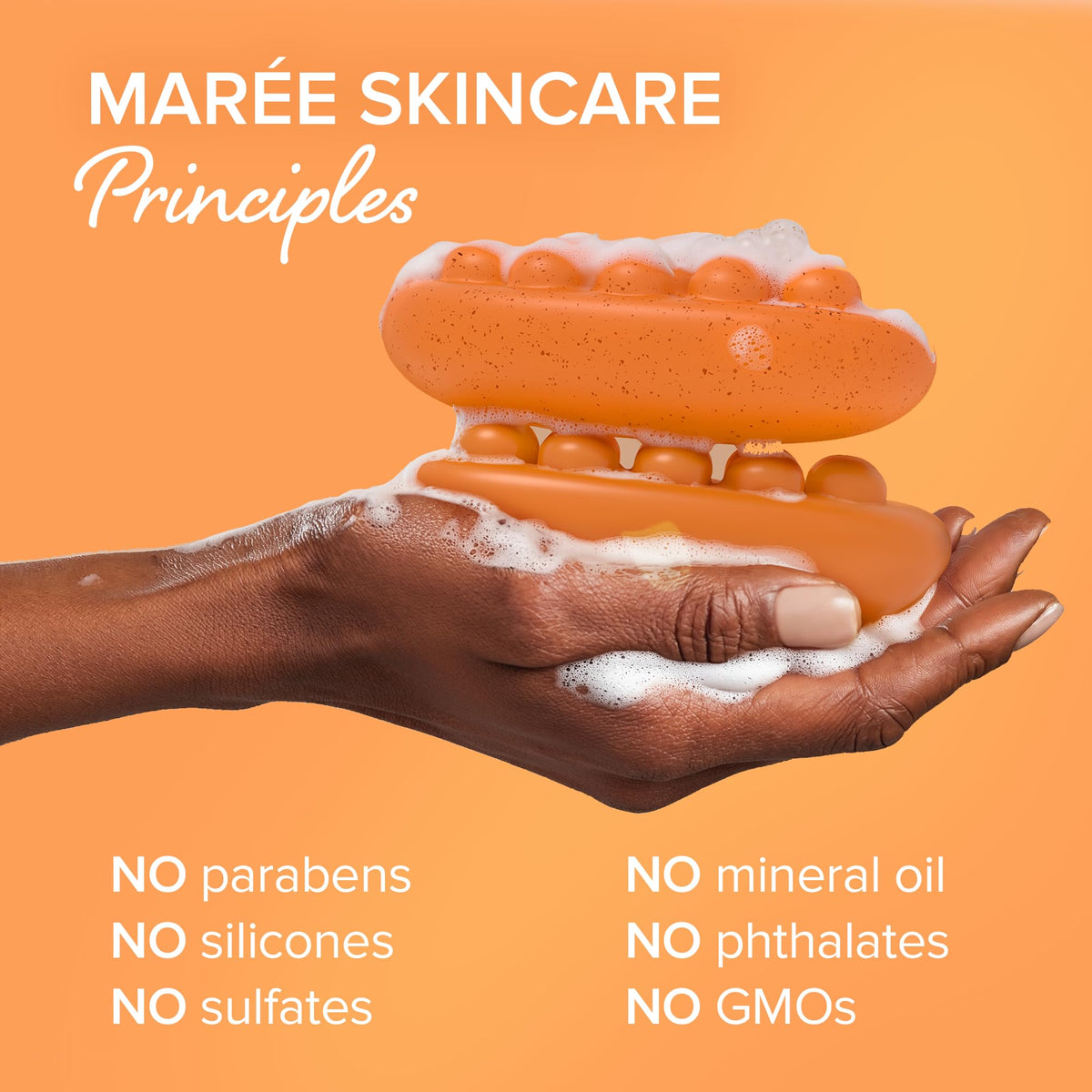 MAREE ingredients display turmeric and kojic acid highlighting brightening