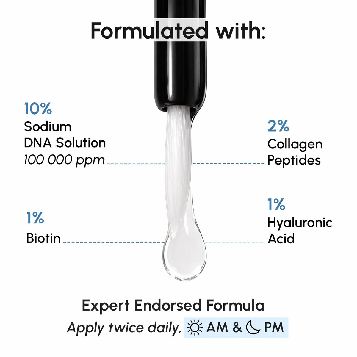 MAREE serum texture close-up highlighting smooth formulation for easy nightly application