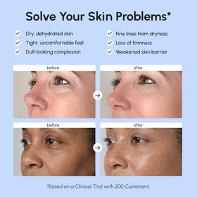 MAREE moisturizer swiped on forearm demonstrating natural tint and blendability