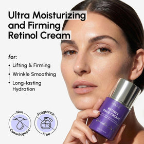 MAREE cream texture close-up showing creamy hydration and fast absorption