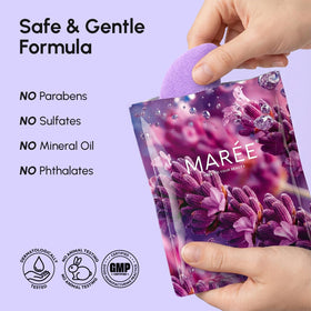 MAREE open packaging revealing multiple individually sealed hydrogel patches