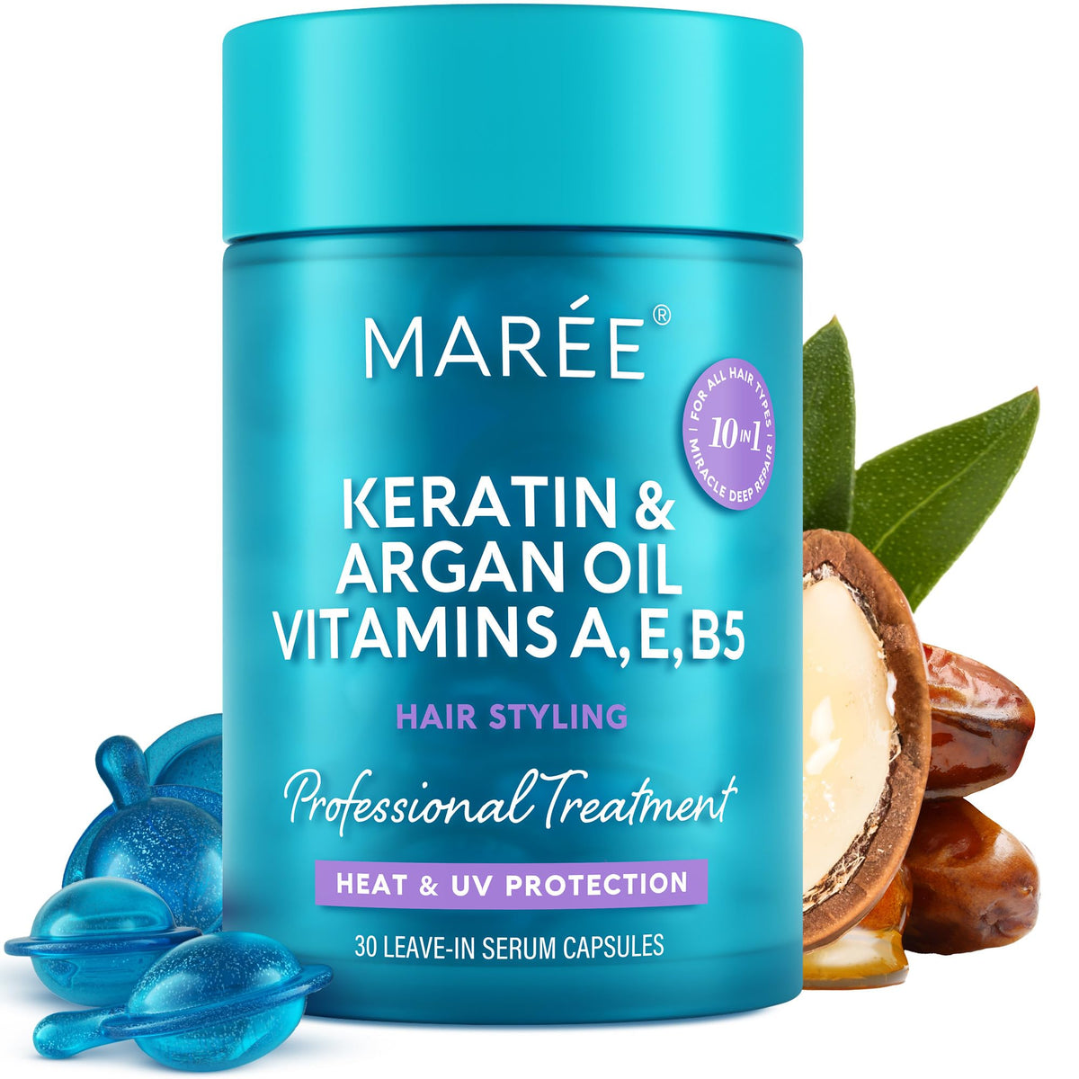MAREE front bottle shot showing sleek packaging and product branding for easy identification