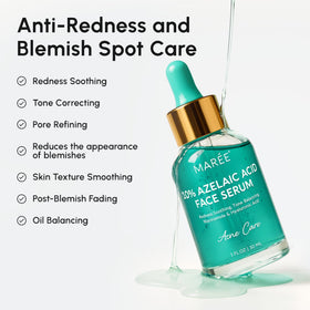 MAREE serum texture spread on skin highlighting silky hydration benefit
