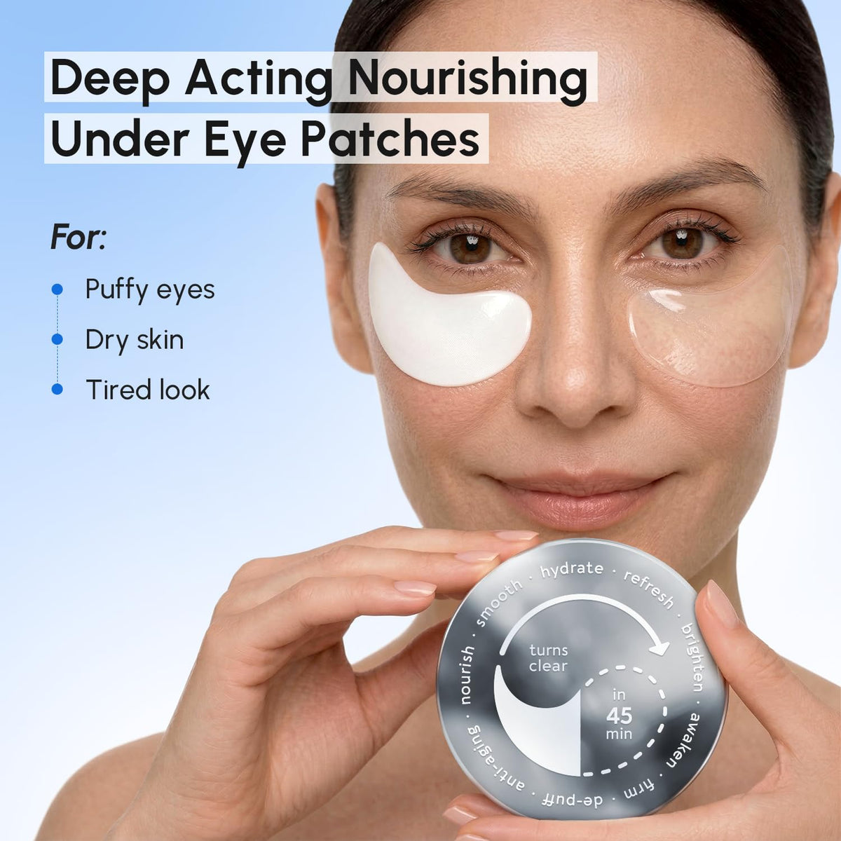 MAREE single patch close-up highlighting smooth hydrogel and precision