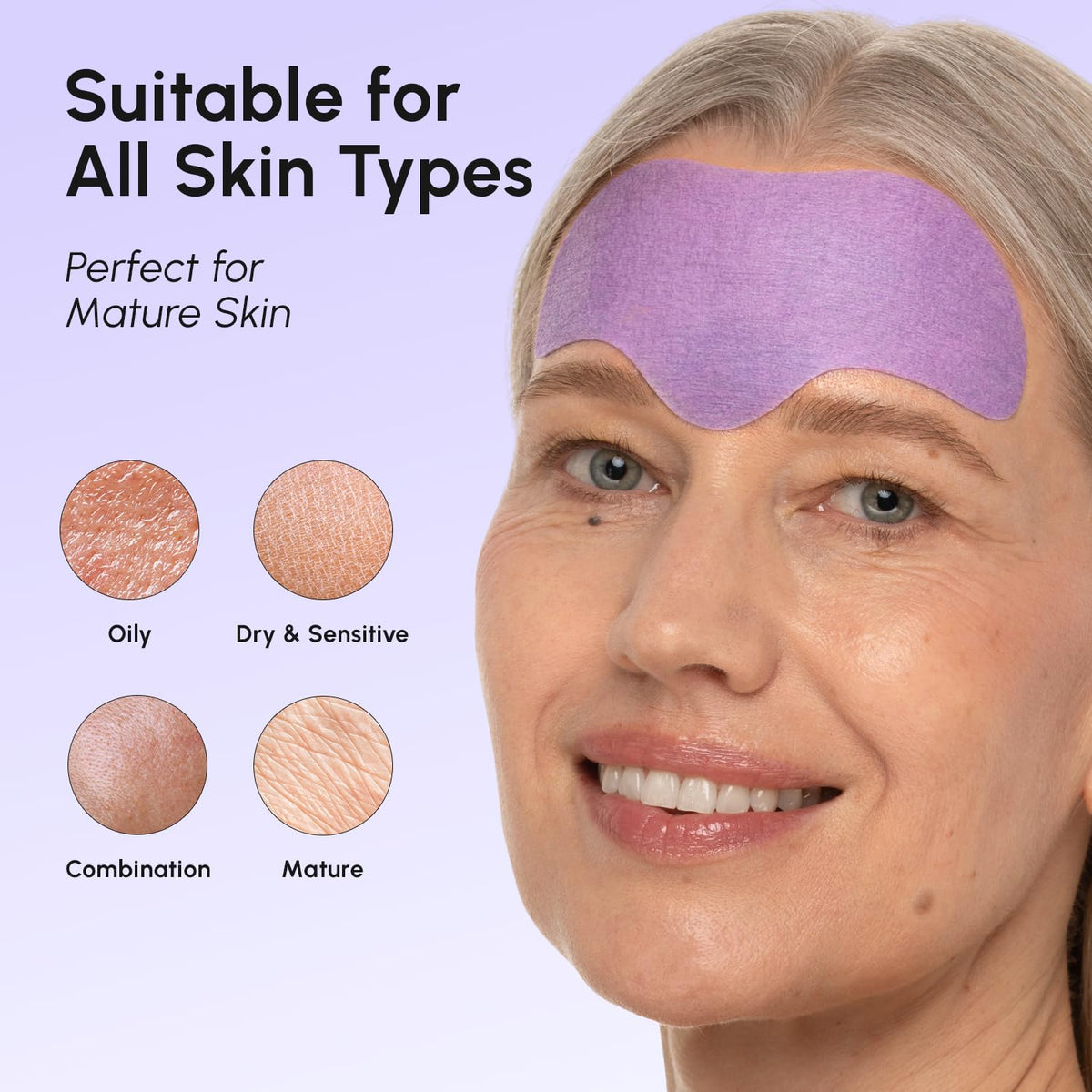 MAREE single hydrogel patch on white background showing one-time-use freshness