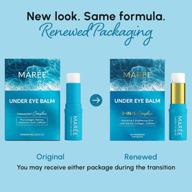 MAREE balm stick close-up texture highlighting smooth, hydrating finish