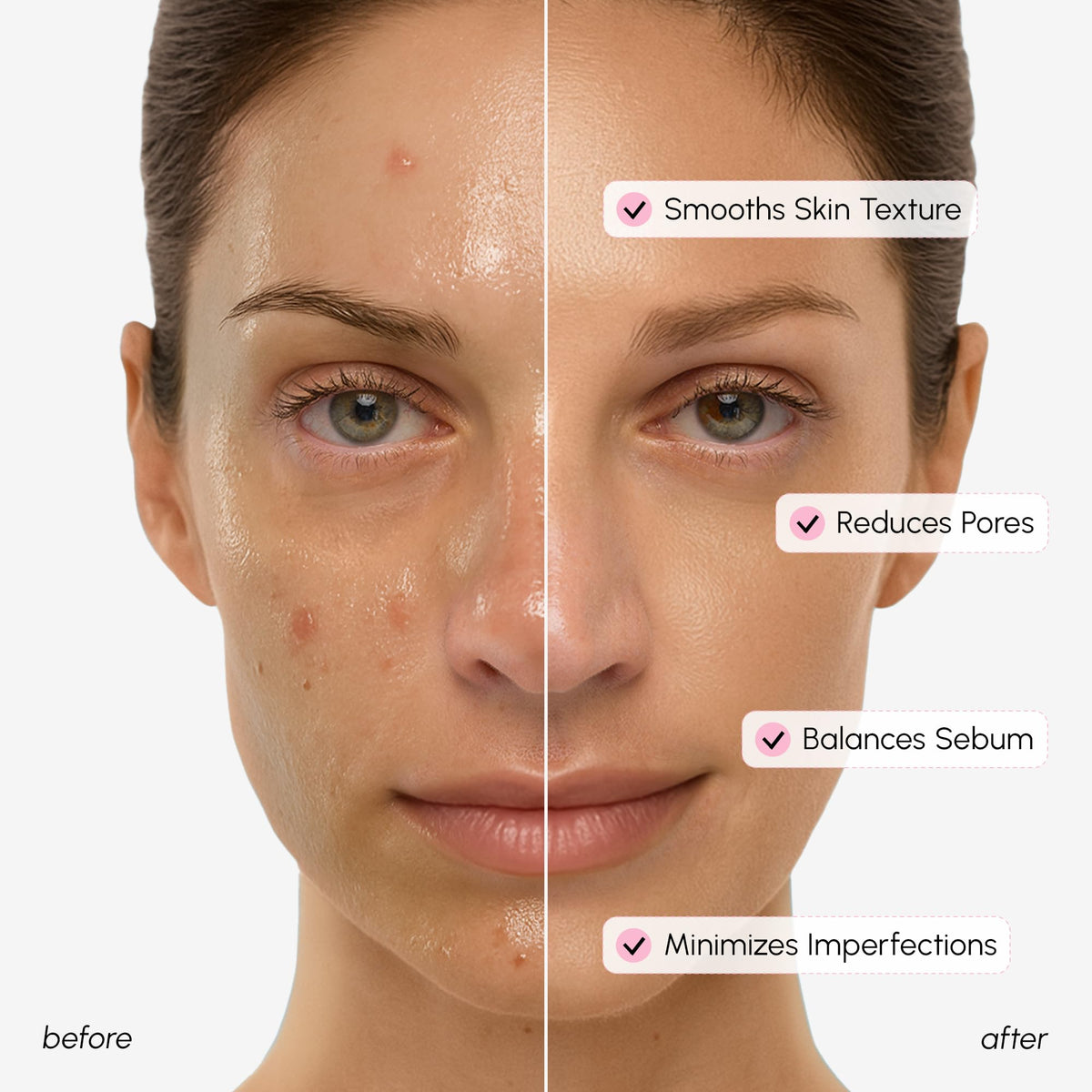 Hand applying MAREE toner to face demonstrating gentle hydration and exfoliation