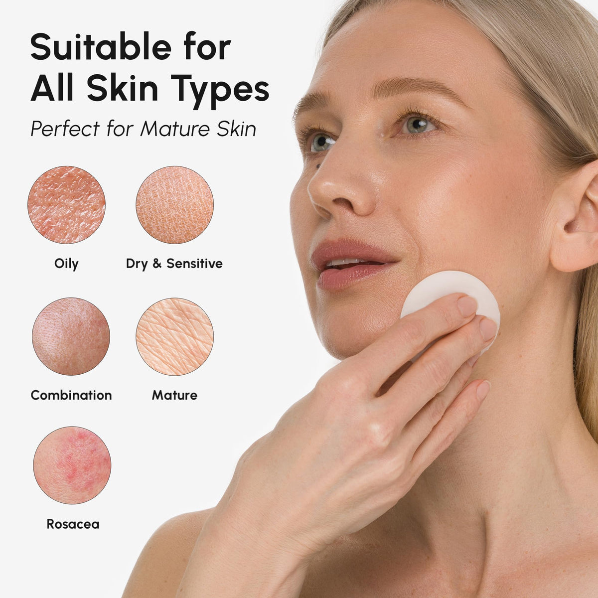 MAREE toner on a bathroom shelf promoting daily use and easy accessibility