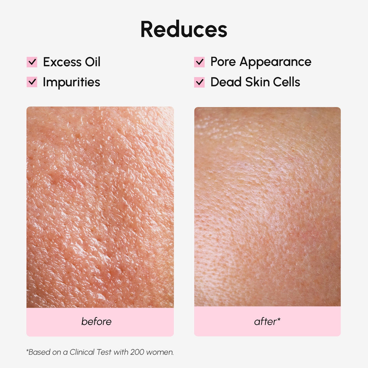 MAREE toner patch-test on inner arm showing skin tolerance and mild exfoliation