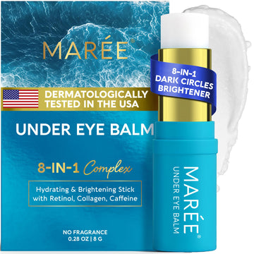 MAREE under eye stick front packaging showing compact design and convenience