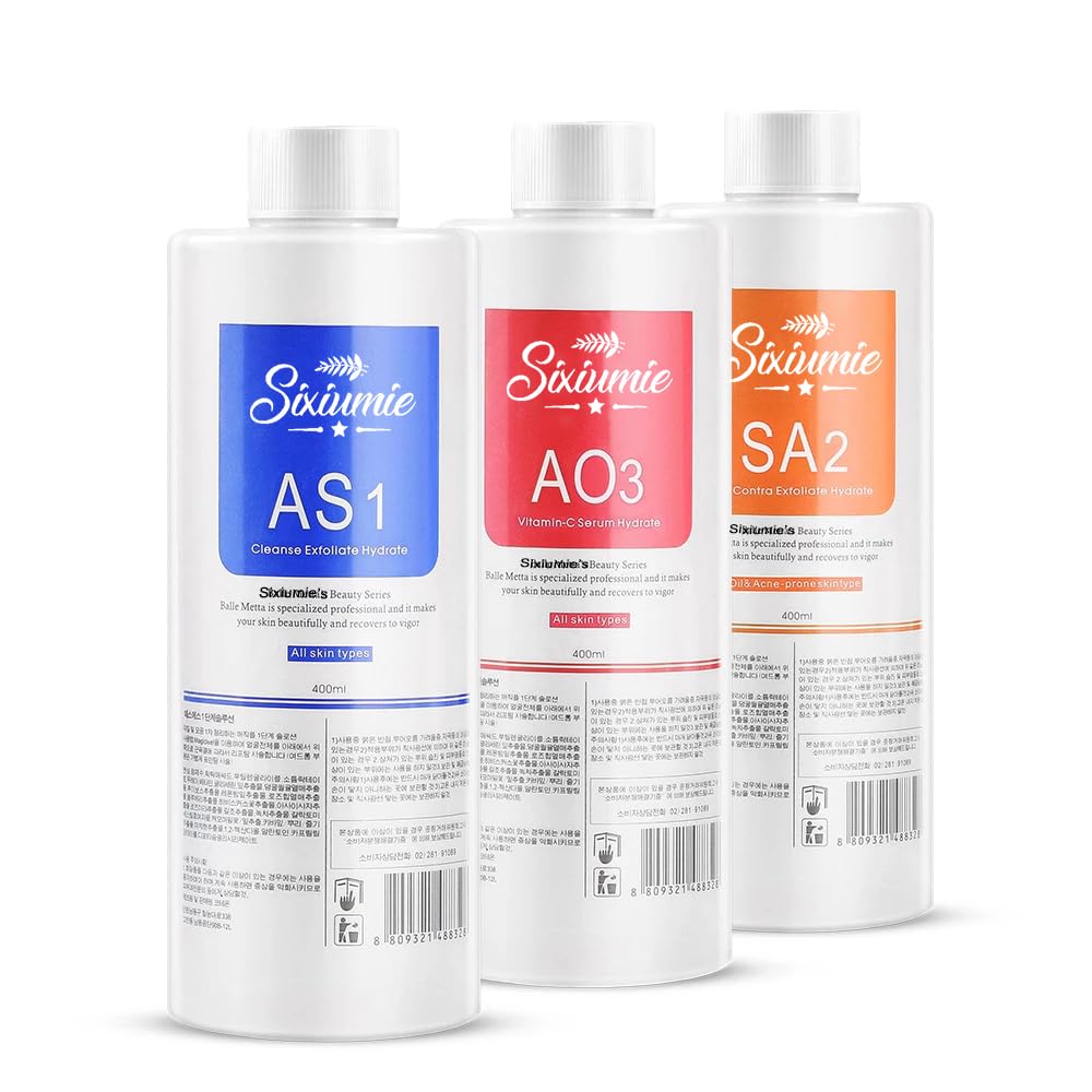 Marfort product trio front view showing three bottles for fast salon use