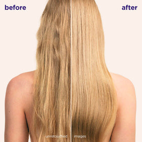 Maria Nila applying treatment to hands and distributing through hair