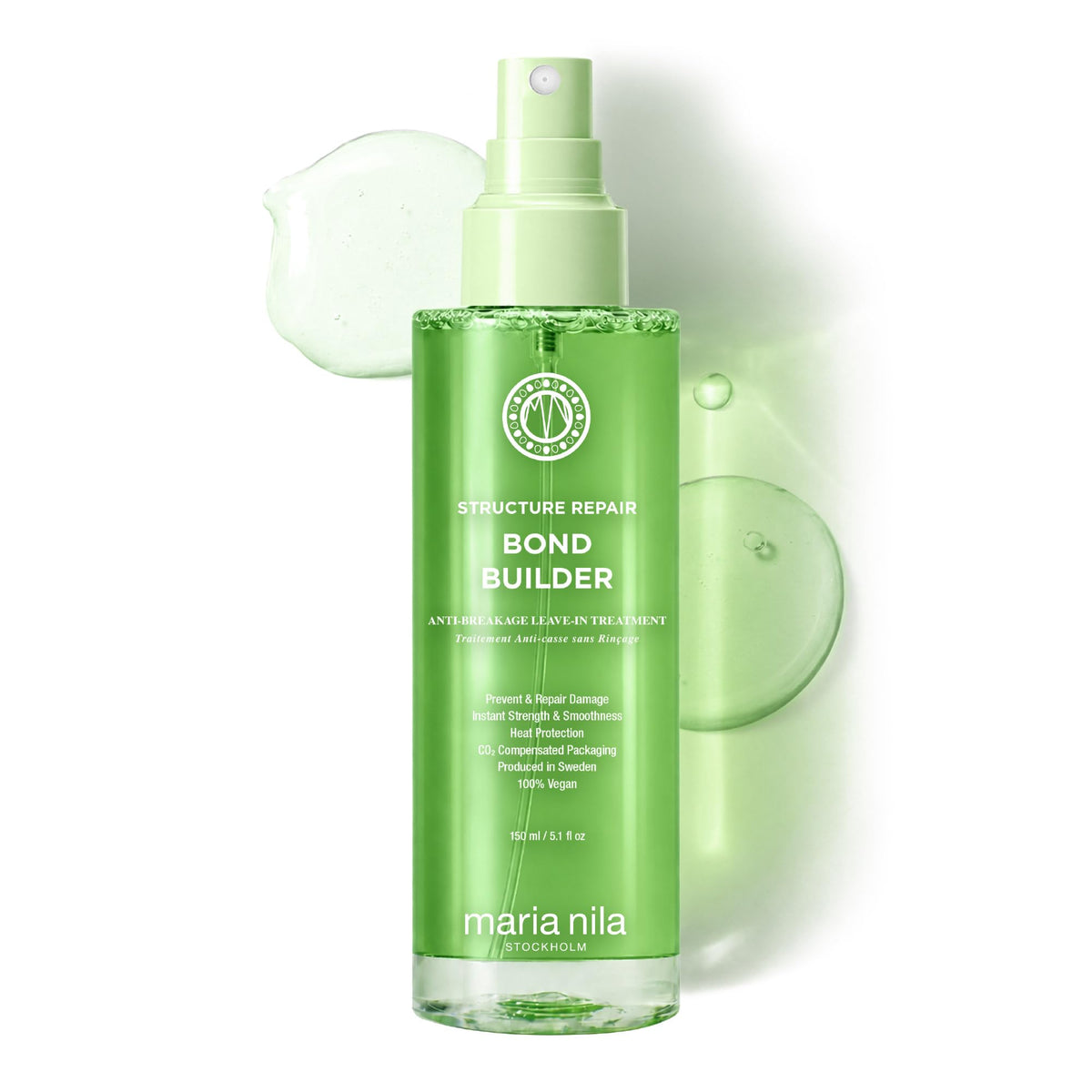 Maria Nila front packaging showing product and brand benefit