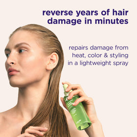 Maria Nila pump dispensing lightweight formula for easy application