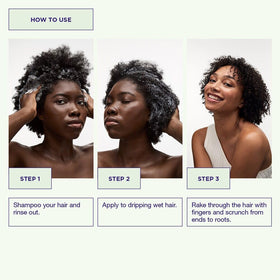 Maria Nila cream texture swatch illustrating smooth lightweight finish