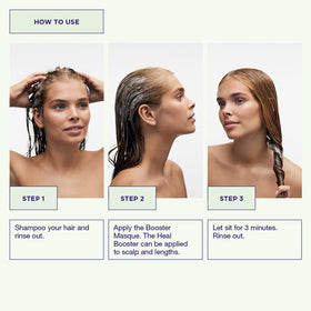 Maria Nila being applied to scalp with fingers demonstrating soothing and targeted relief