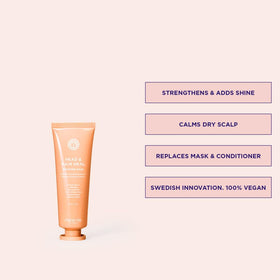 Maria Nila creamy texture close-up highlighting moisturizing feel and fast absorption