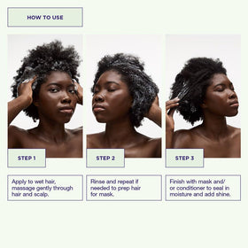 Maria Nila shampoo lather closeup illustrating gentle cleansing and shine