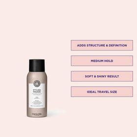 Maria Nila mousse foam texture closeup demonstrating airy hold and no-stick finish