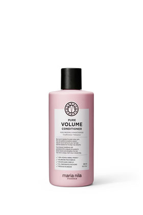 Maria Nila front packaging showing bottle and branding, highlights vegan volumizing benefits