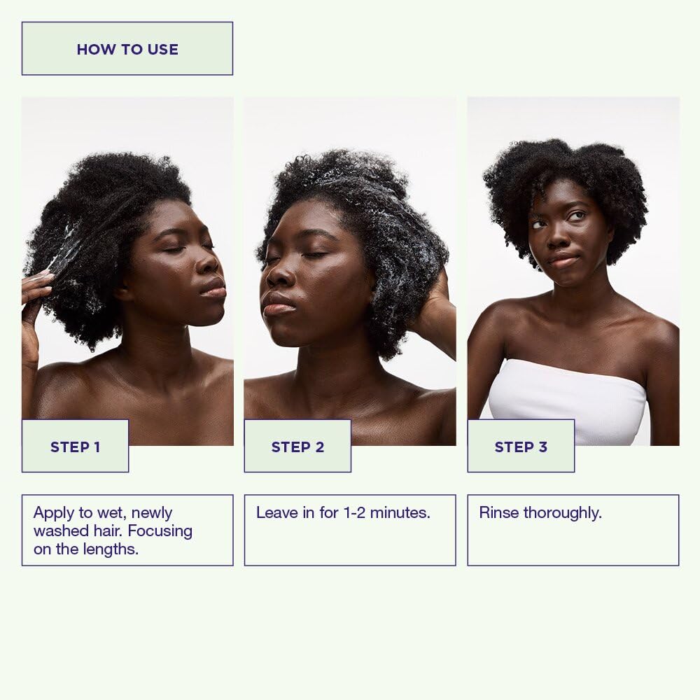 Maria Nila conditioner texture on fingers, illustrates lightweight creamy formula for volume