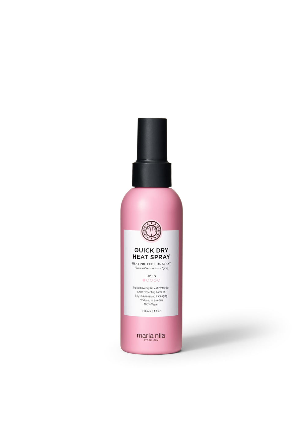 Maria Nila front packaging showing the 5.1 fl oz bottle and label benefit