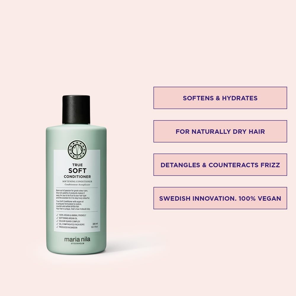 Maria Nila conditioner cream texture close-up illustrating smooth moisturizing feel