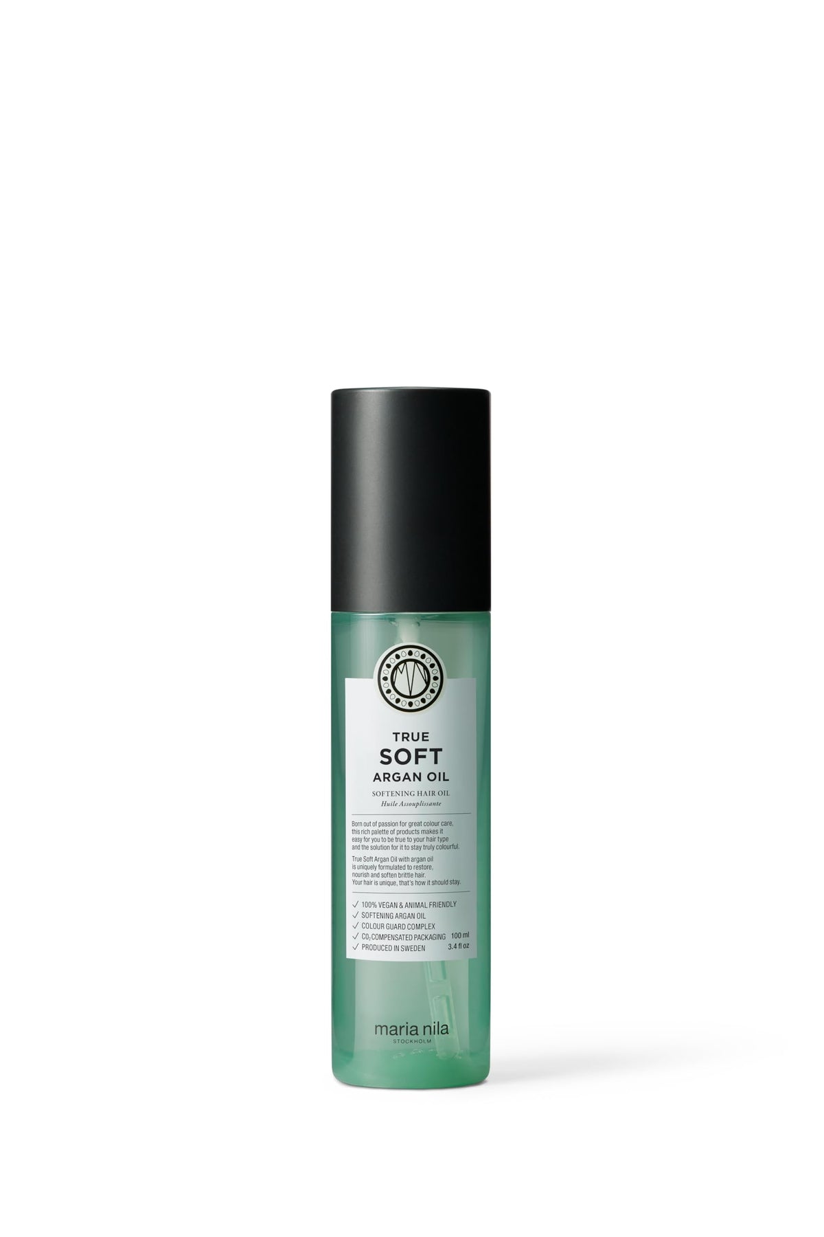 Maria Nila front packaging showing product and benefits