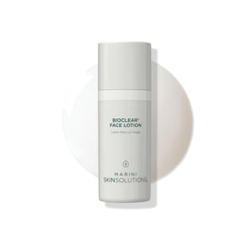 Marini SkinSolutions front packaging showing 1 oz bottle and clear benefits