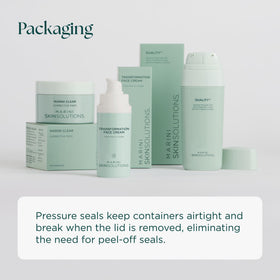 Marini SkinSolutions in bathroom lifestyle scene showing daily routine convenience
