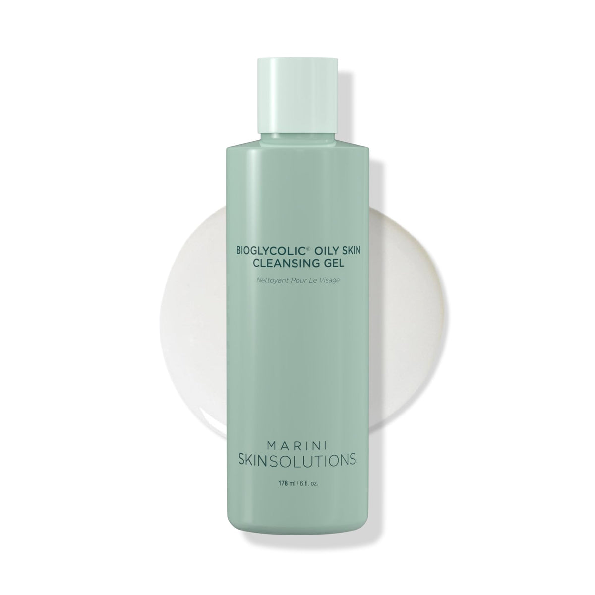 Marini SkinSolutions front packaging showing cleanser and volume benefit