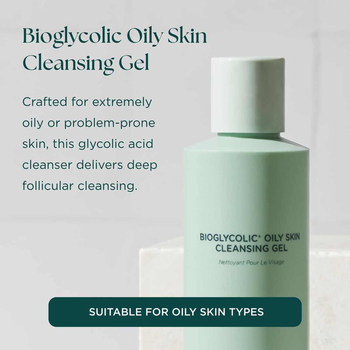 Marini SkinSolutions texture close-up displaying gel clarity and smooth application