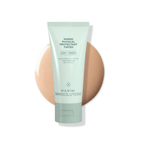 Marini SkinSolutions front packaging showing product name and SPF 45 protection benefits