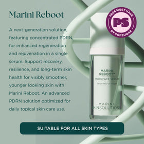 Marini SkinSolutions close-up serum texture highlighting lightweight absorption