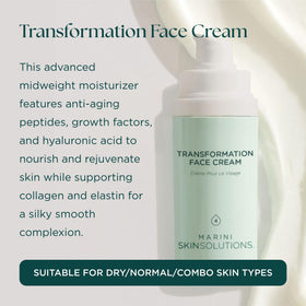 Marini SkinSolutions cream texture close-up highlighting smooth, hydrating consistency