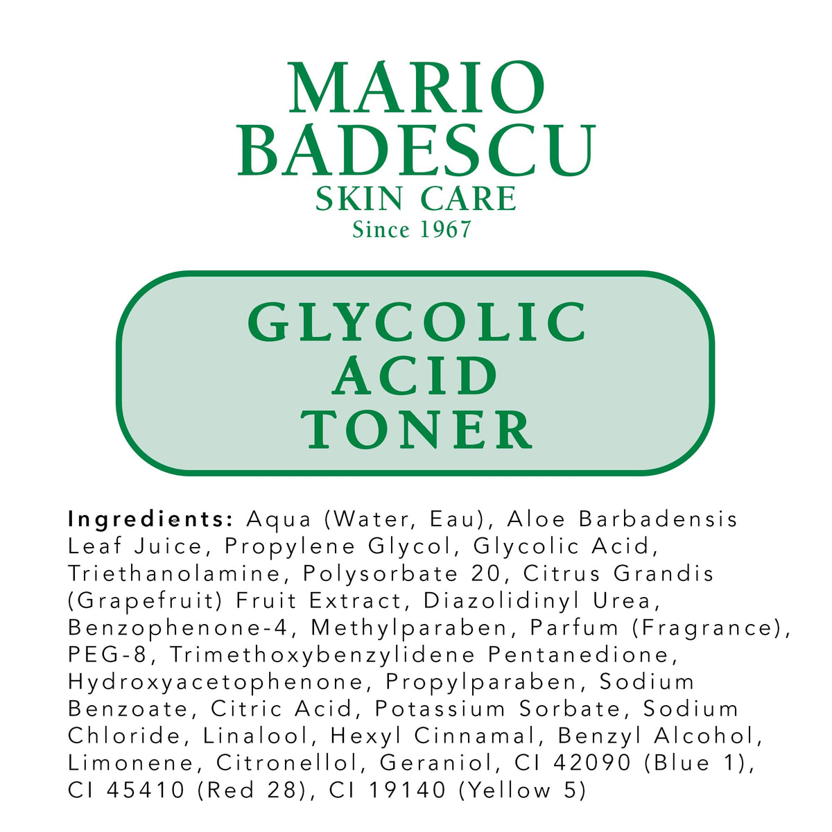 Mario Badescu being applied to face with cotton pad for refreshed skin benefit