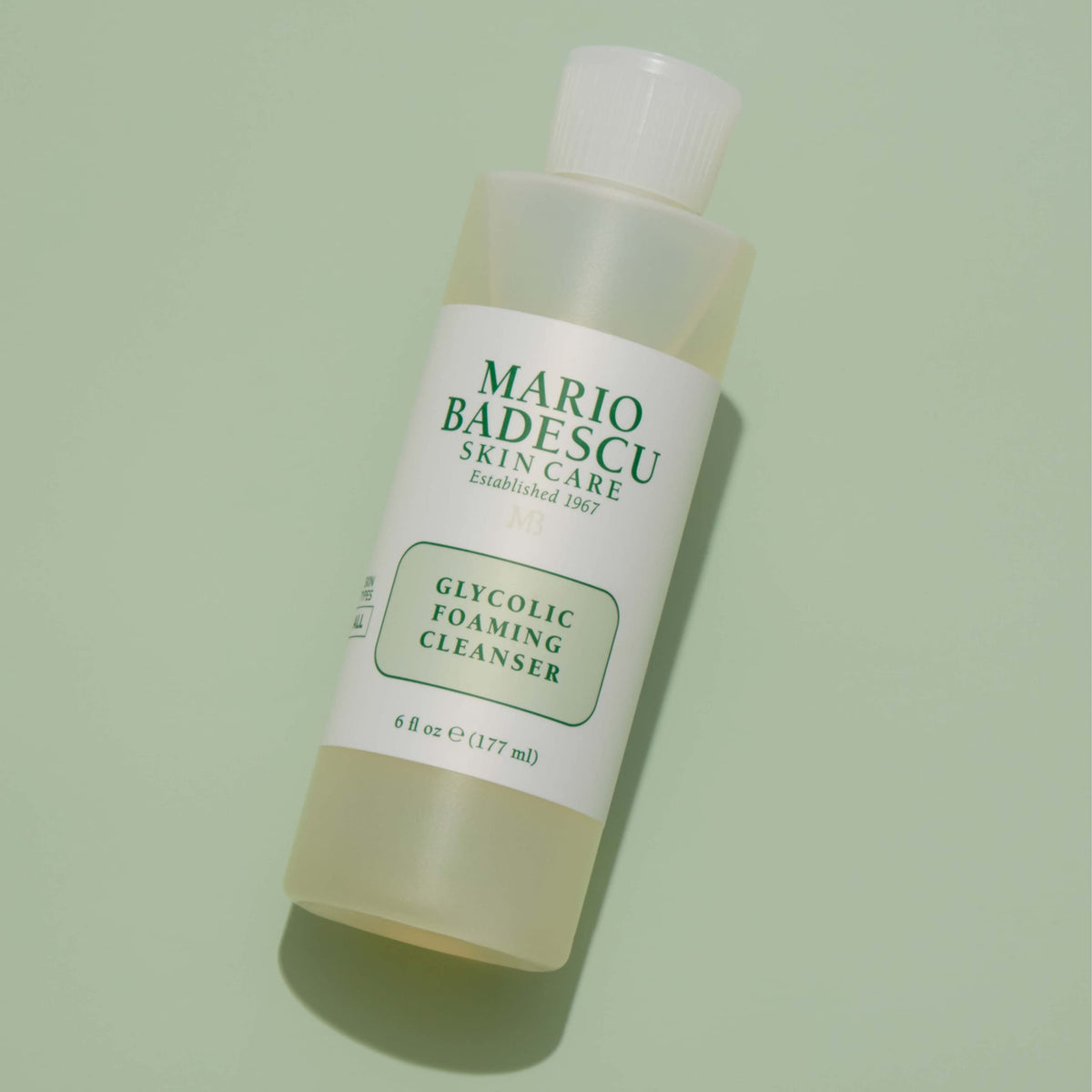 Mario Badescu before and after texture comparison showing visible smoothing