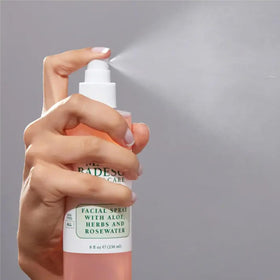 Mario Badescu botanical ingredients arrangement showing natural extracts for nourishment