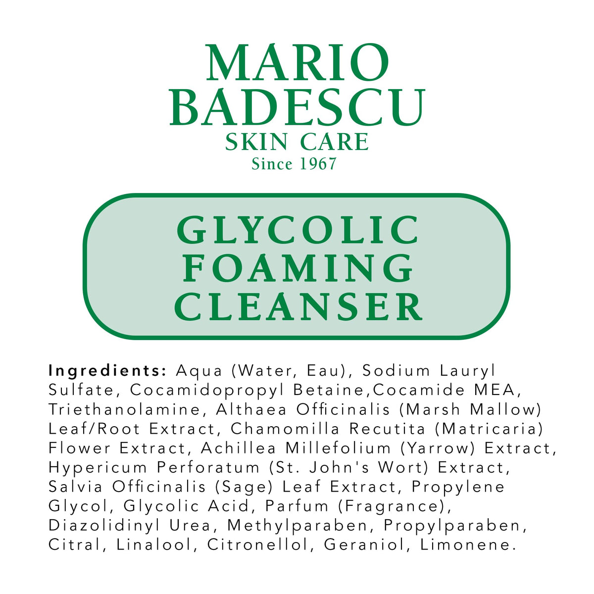 Mario Badescu cleanser used on chest and back demonstrating body application
