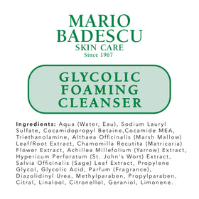 Mario Badescu cleanser used on chest and back demonstrating body application