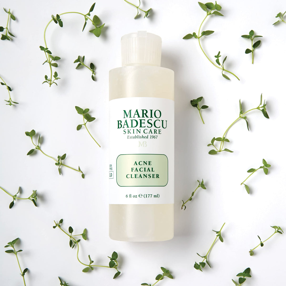 Mario Badescu cleanser shown with toner and moisturizer for a complete regimen