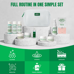 Mario Badescu super collagen mask being applied for firming effect