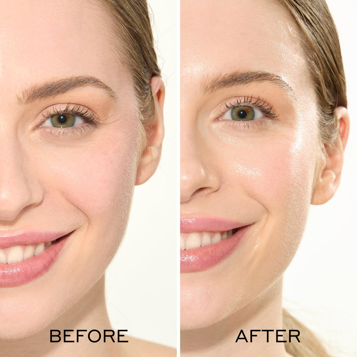Applying Mario Badescu jelly cream to face showing layering and breathable finish