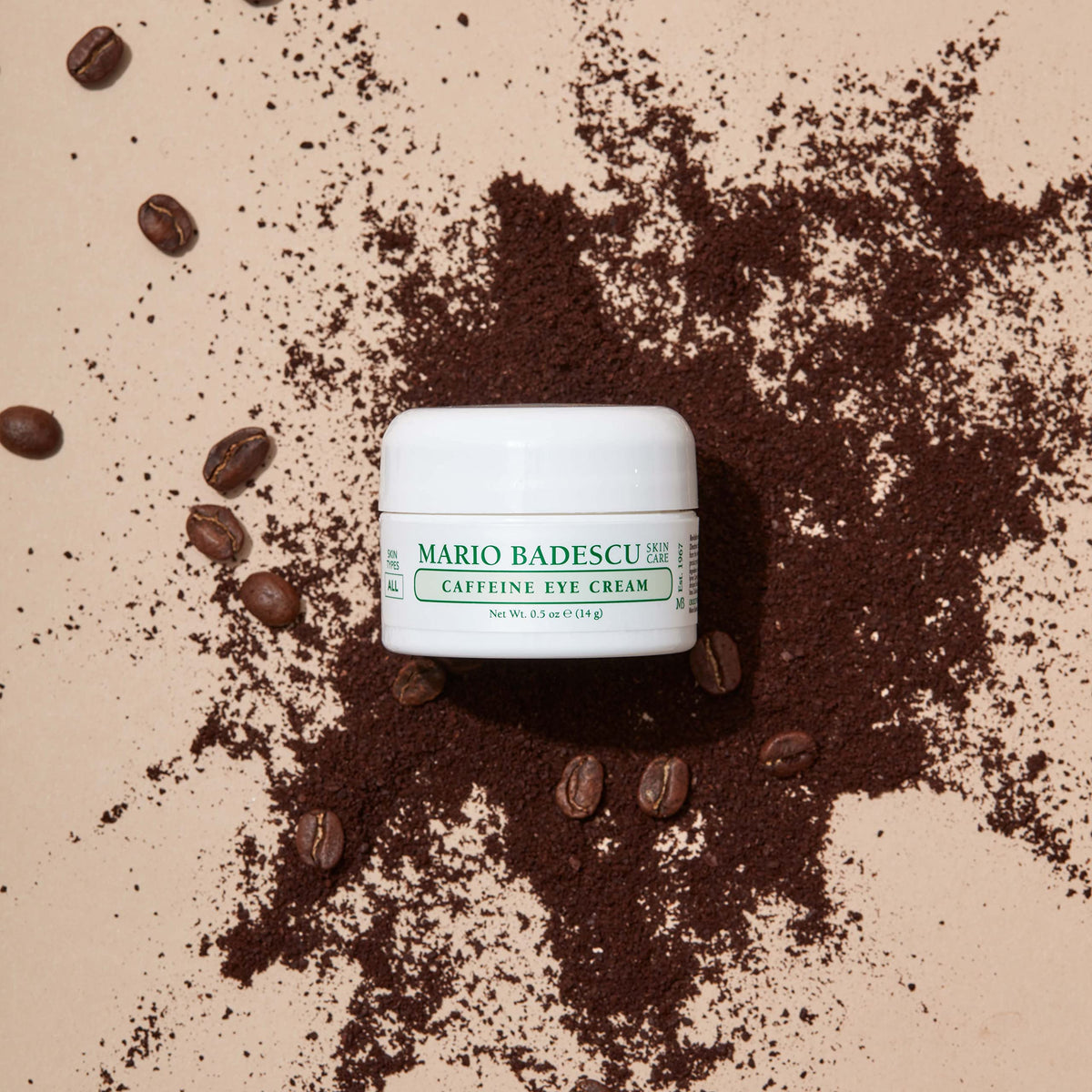 Mario Badescu jar beside makeup kit illustrating easy layering under makeup